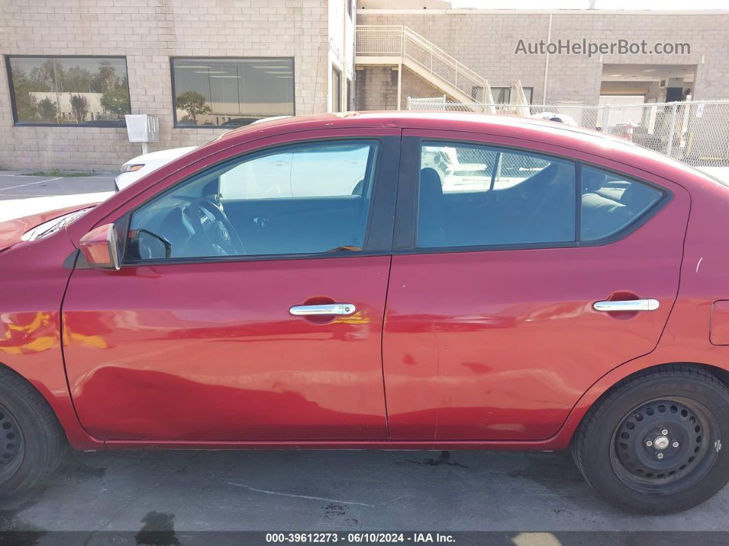 2018 Nissan Versa 1.6 Sv Red vin: 3N1CN7AP2JL874036