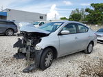 2018 Nissan Versa S Серебряный vin: 3N1CN7AP2JL875168