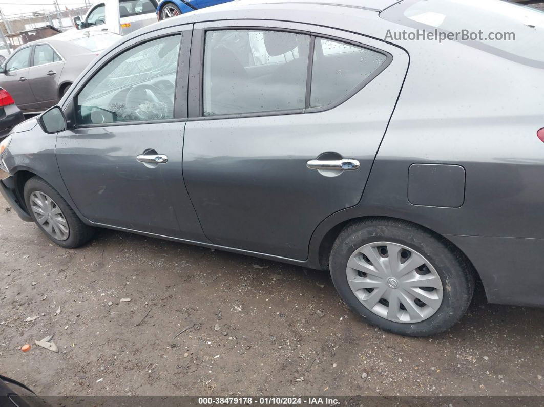 2018 Nissan Versa 1.6 Sv Gray vin: 3N1CN7AP2JL879284