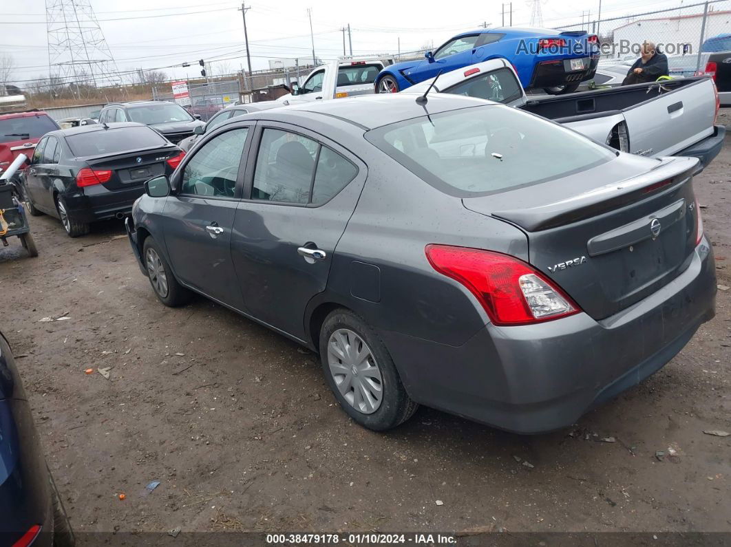 2018 Nissan Versa 1.6 Sv Gray vin: 3N1CN7AP2JL879284