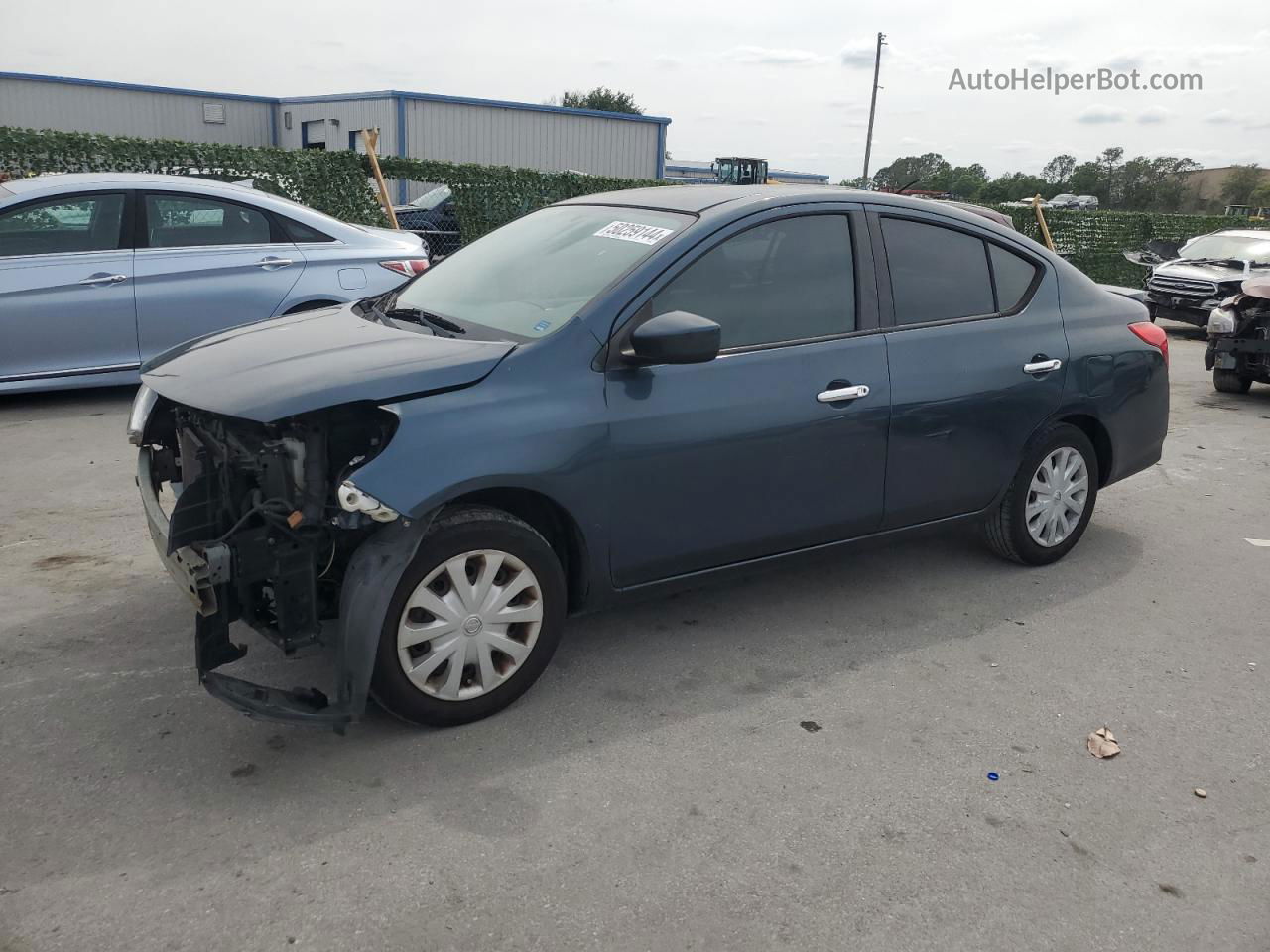 2016 Nissan Versa S Blue vin: 3N1CN7AP3GL805588