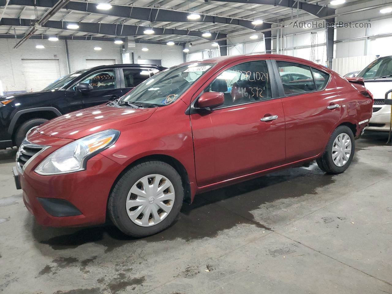 2016 Nissan Versa S Red vin: 3N1CN7AP3GL826912