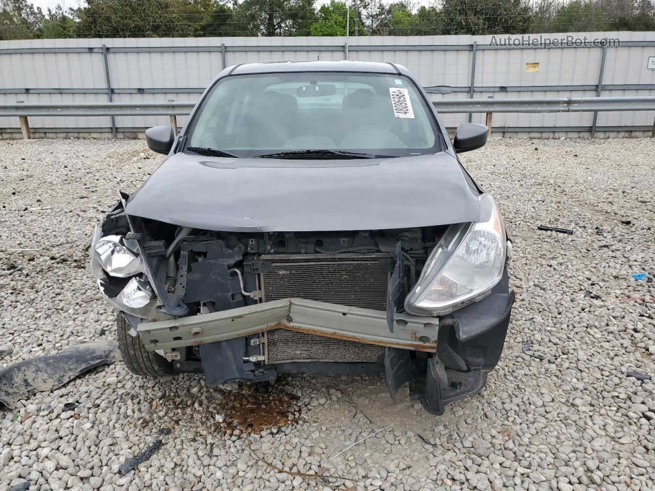 2016 Nissan Versa S Gray vin: 3N1CN7AP3GL857528