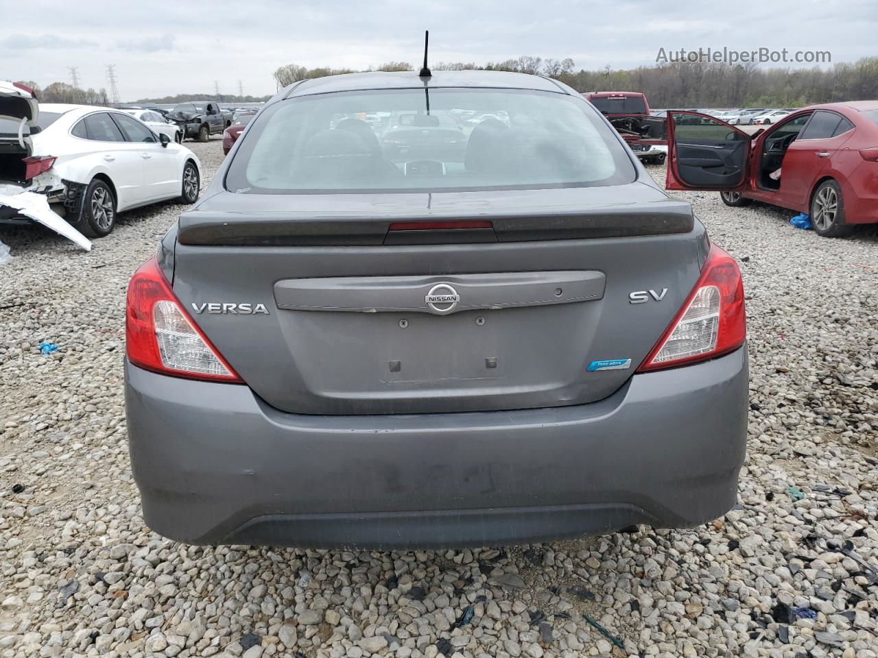 2016 Nissan Versa S Gray vin: 3N1CN7AP3GL857528