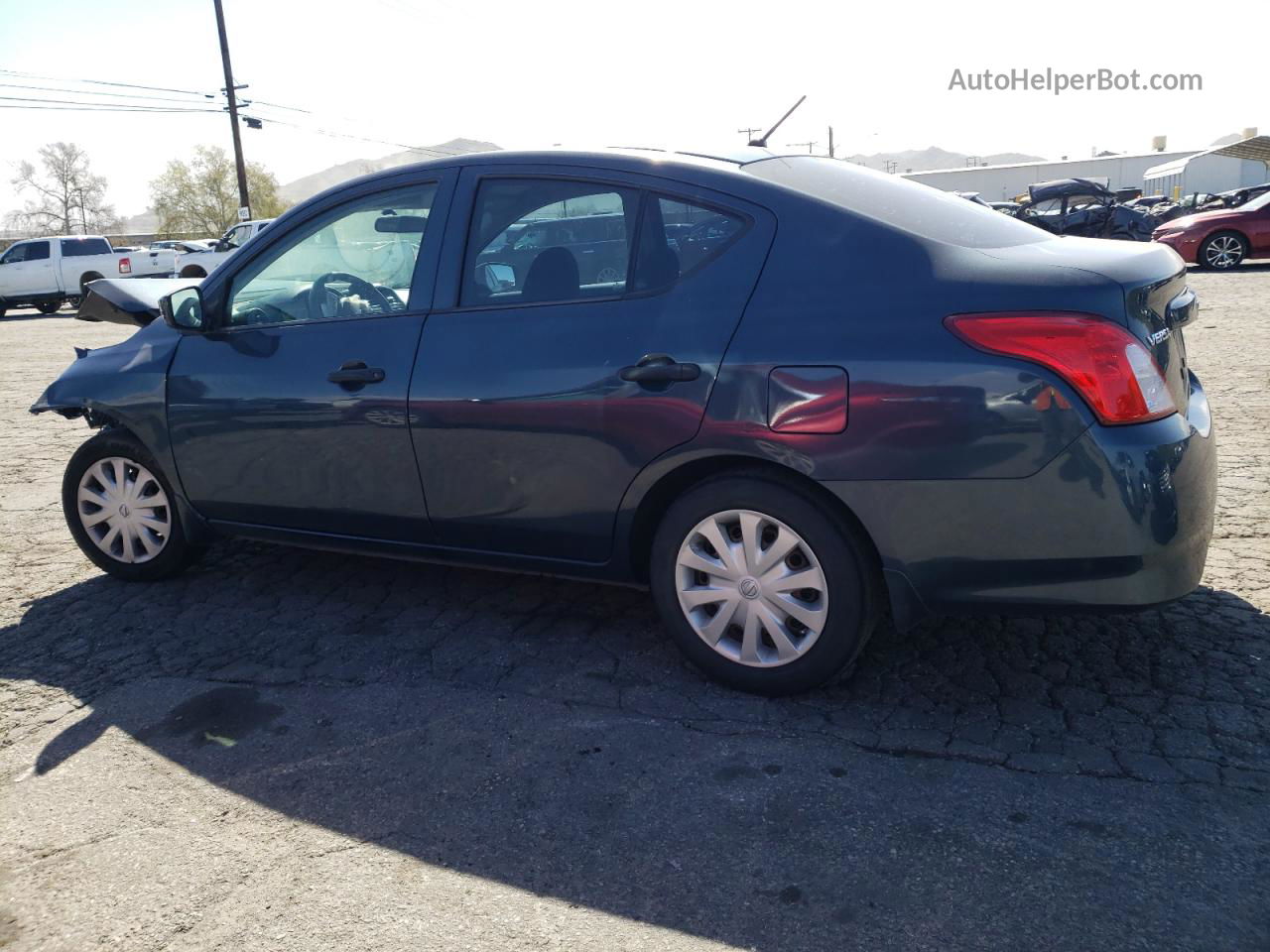 2016 Nissan Versa S Blue vin: 3N1CN7AP3GL904735