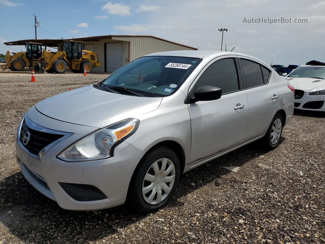 2018 Nissan Versa S Silver vin: 3N1CN7AP3JL810362