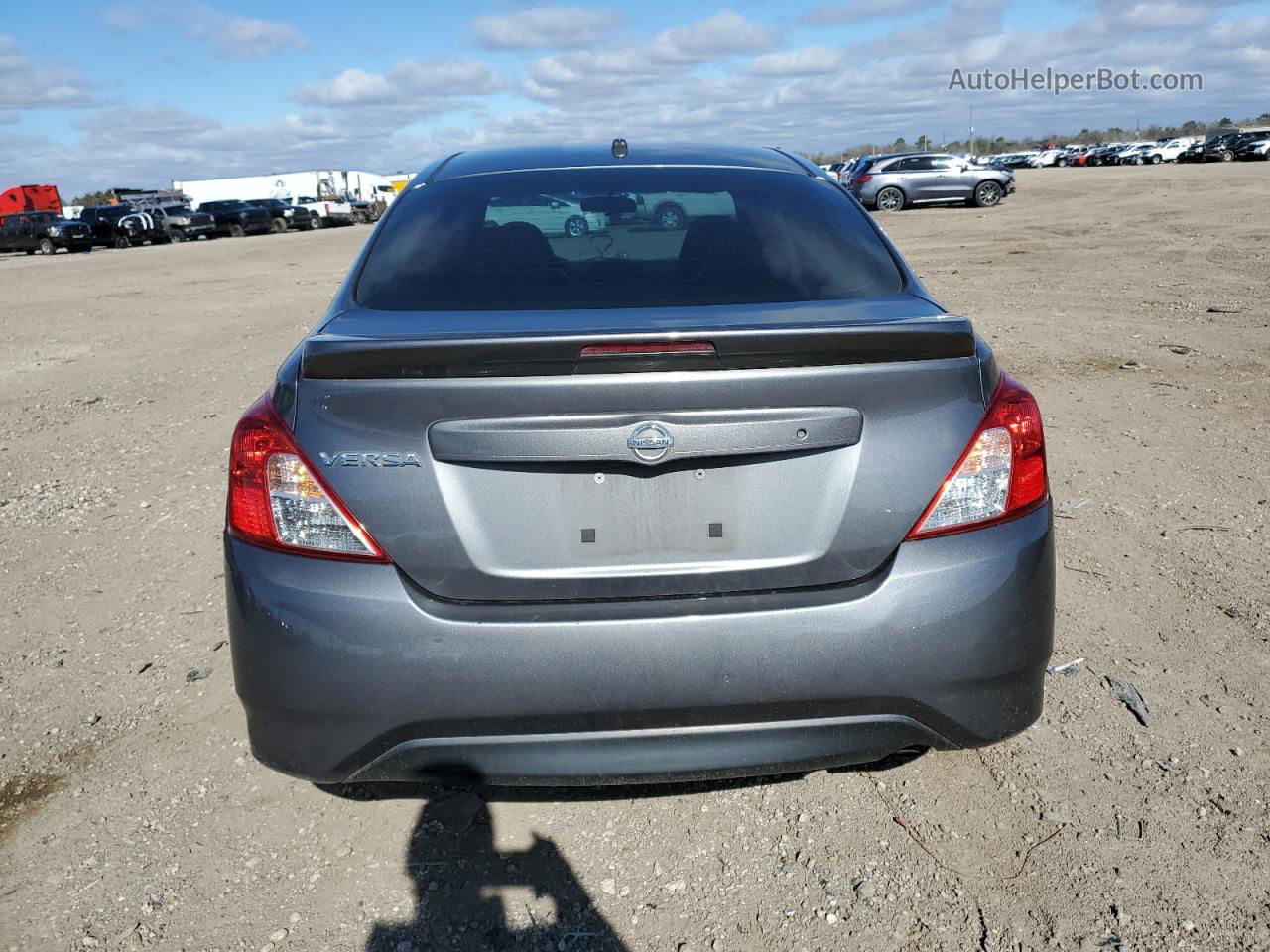 2018 Nissan Versa S Gray vin: 3N1CN7AP3JL818994