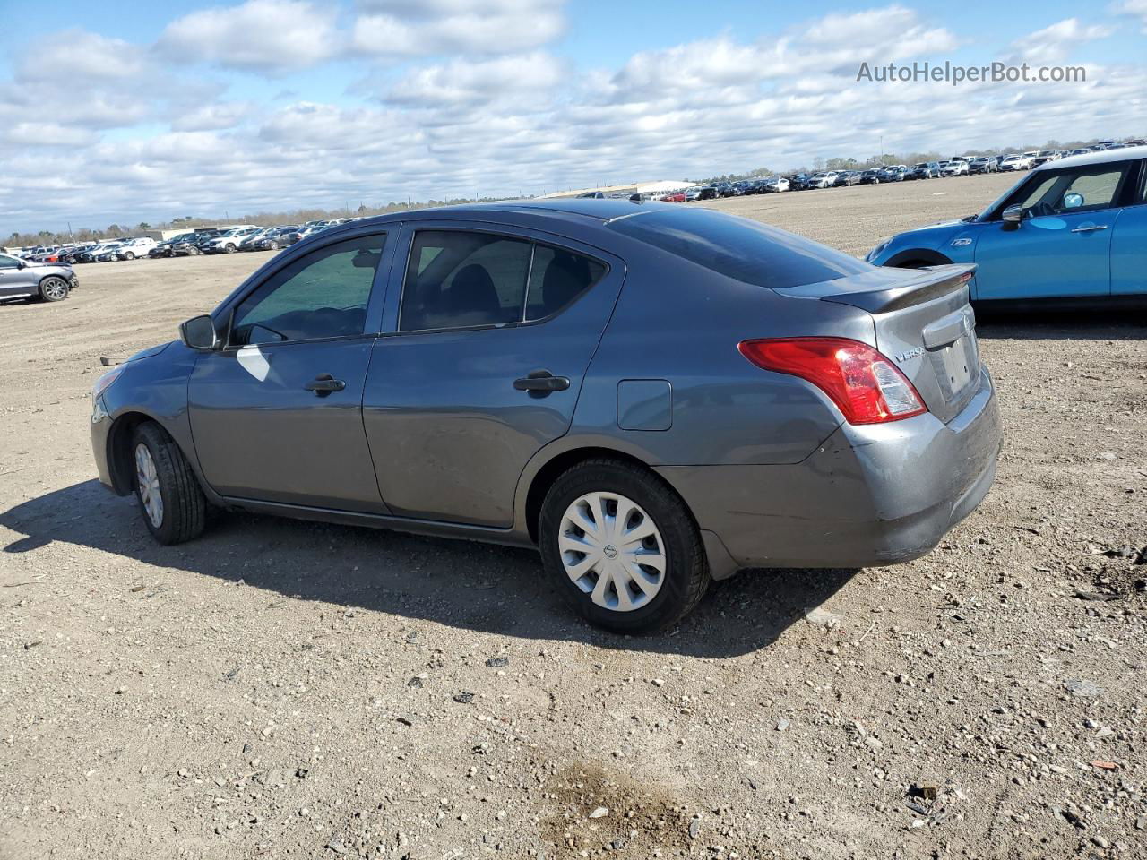 2018 Nissan Versa S Gray vin: 3N1CN7AP3JL818994