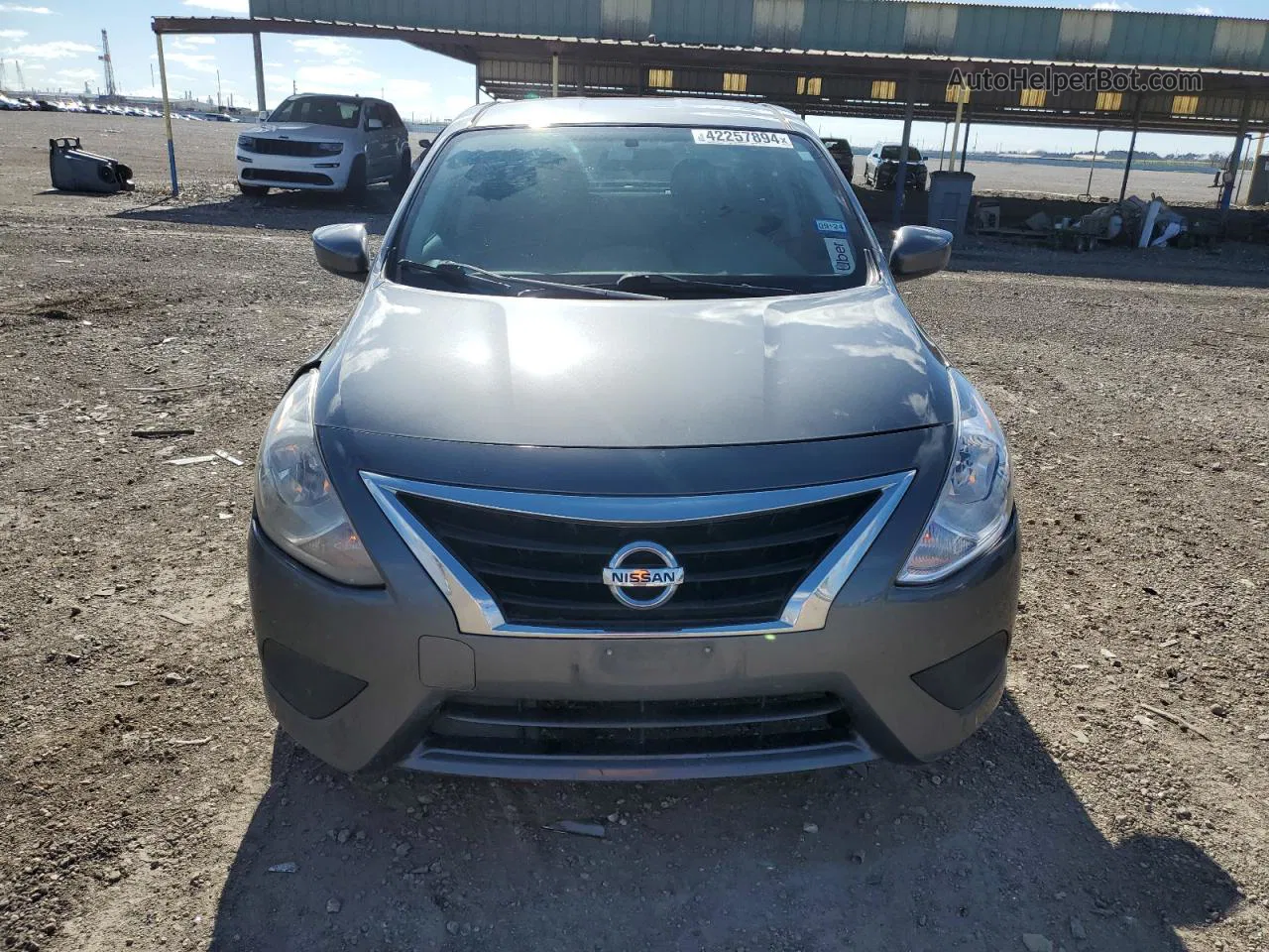 2018 Nissan Versa S Gray vin: 3N1CN7AP3JL818994