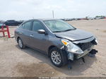 2018 Nissan Versa 1.6 Sv Gray vin: 3N1CN7AP3JL822737