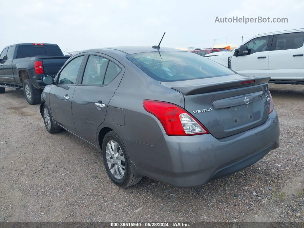 2018 Nissan Versa 1.6 Sv Gray vin: 3N1CN7AP3JL822737