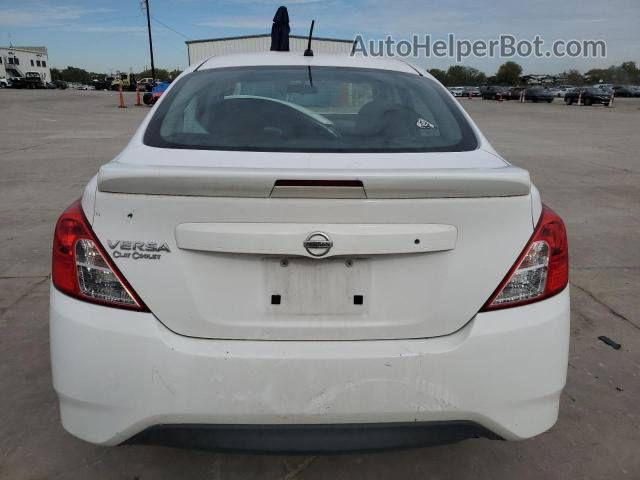 2018 Nissan Versa S White vin: 3N1CN7AP3JL824052