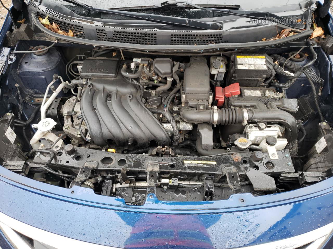 2018 Nissan Versa S Синий vin: 3N1CN7AP3JL833883