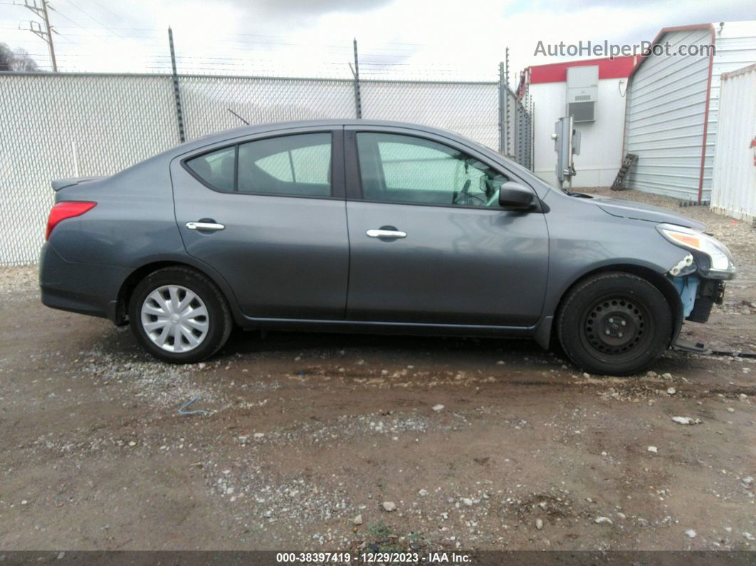 2018 Nissan Versa 1.6 Sv Gray vin: 3N1CN7AP3JL875244