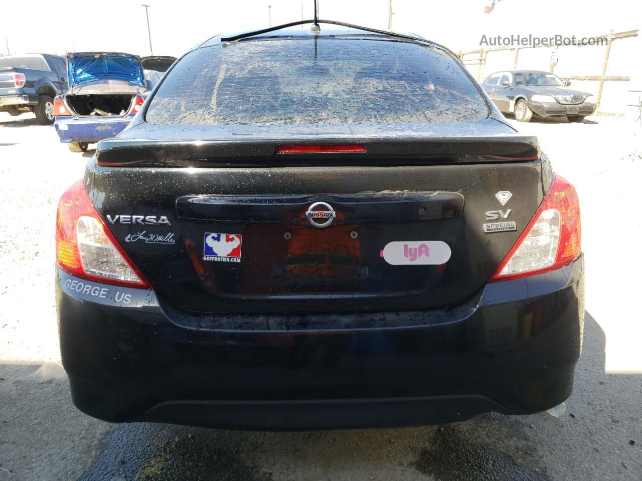 2018 Nissan Versa S Black vin: 3N1CN7AP3JL879133