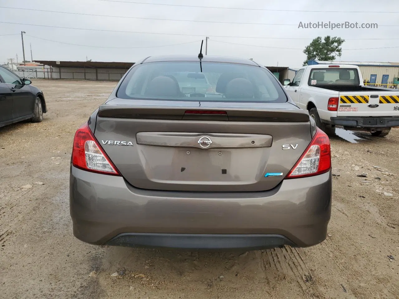 2016 Nissan Versa S Серый vin: 3N1CN7AP4GL821086