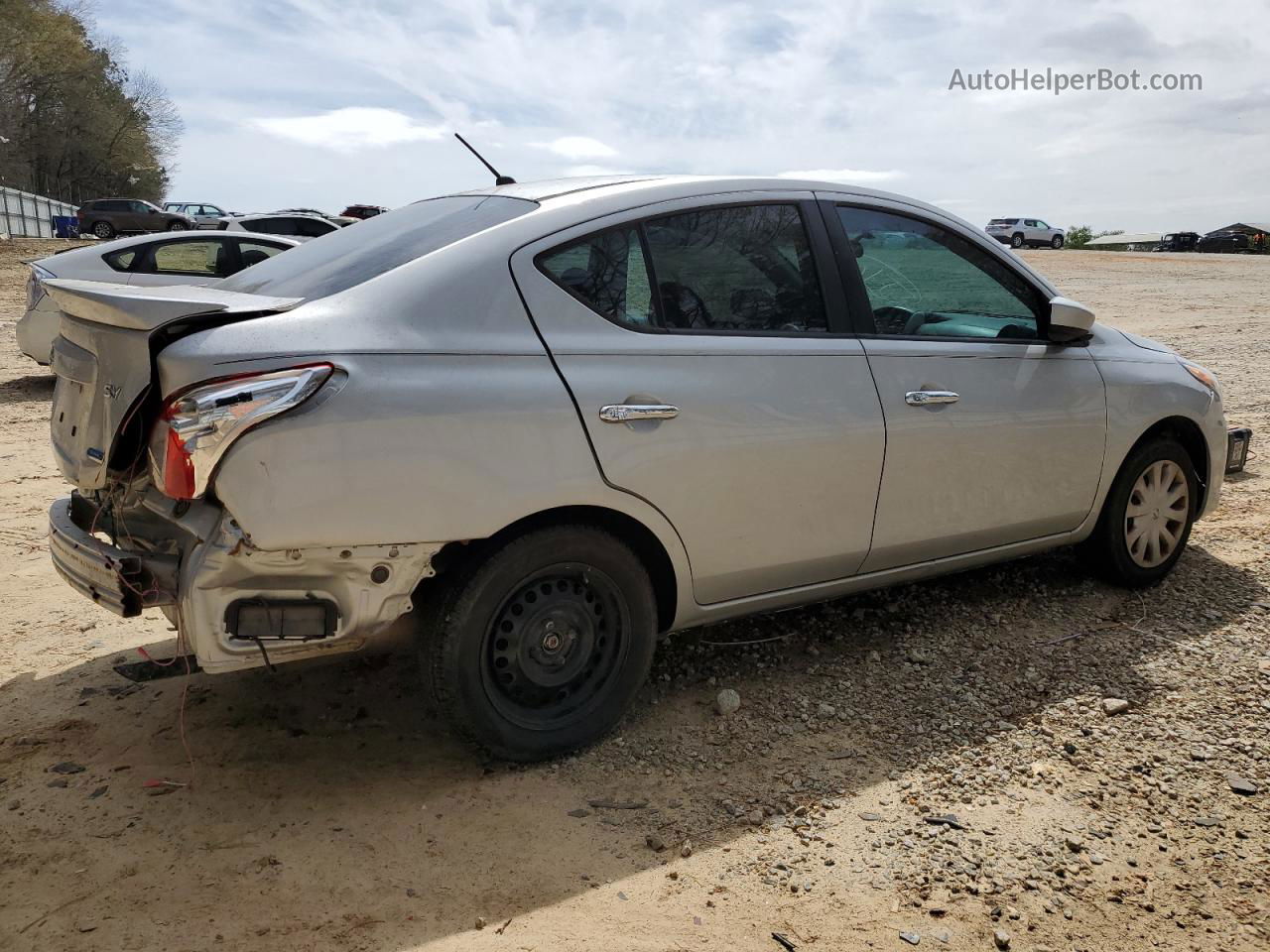 2016 Nissan Versa S Silver vin: 3N1CN7AP4GL857649