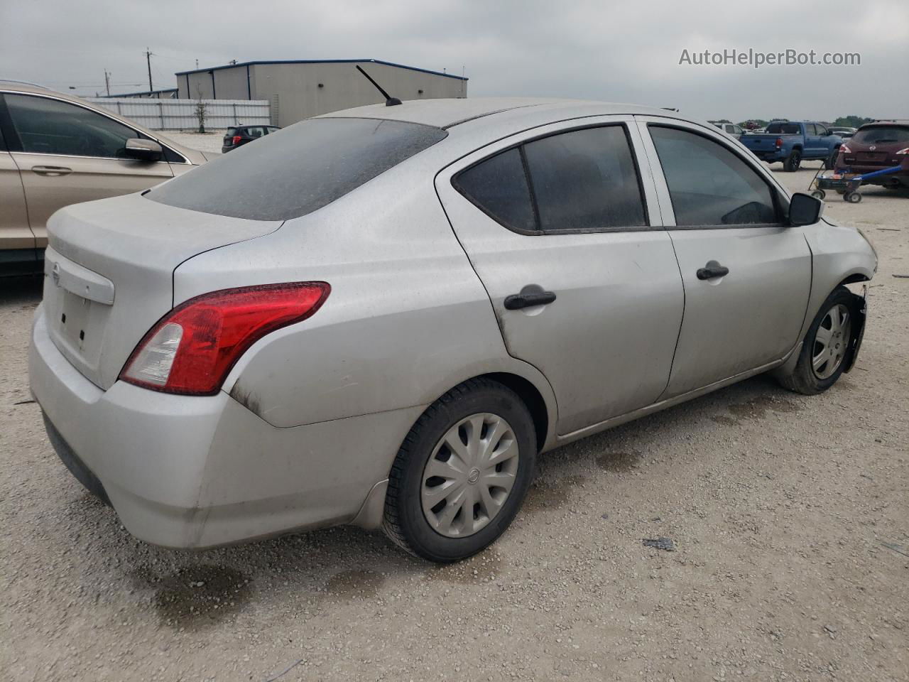 2016 Nissan Versa S Silver vin: 3N1CN7AP4GL863211