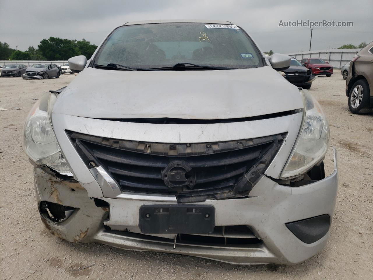 2016 Nissan Versa S Silver vin: 3N1CN7AP4GL863211