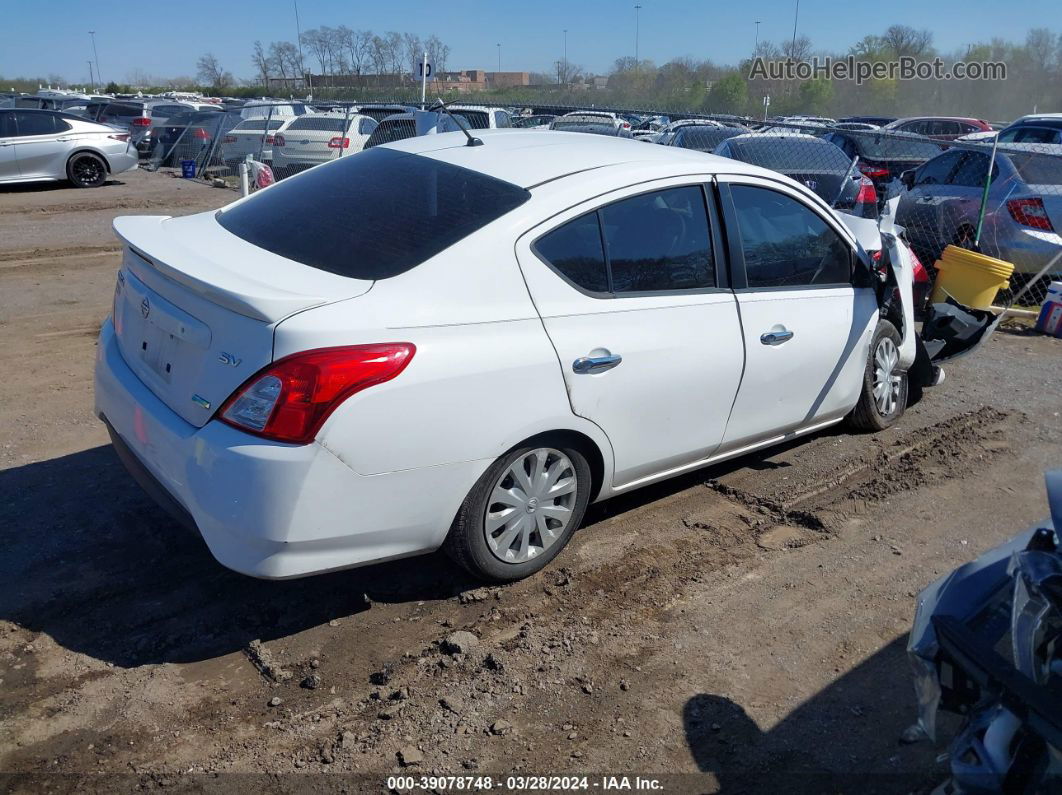 2016 Nissan Versa 1.6 S/1.6 S+/1.6 Sl/1.6 Sv White vin: 3N1CN7AP4GL877657