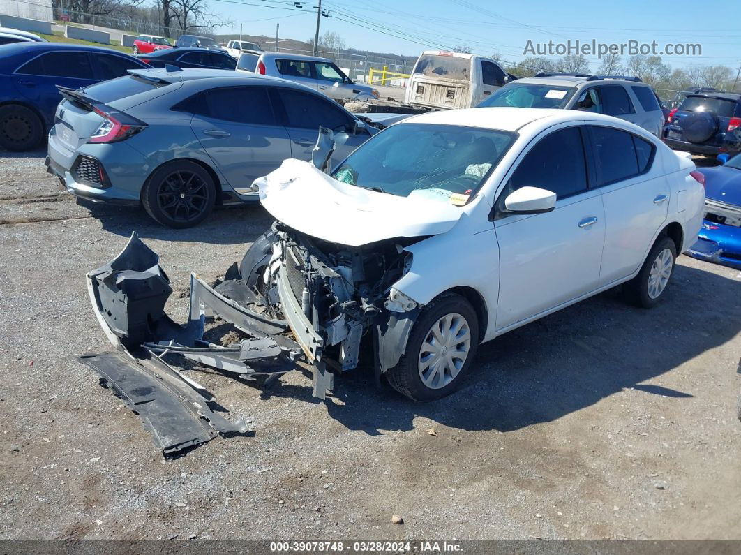 2016 Nissan Versa 1.6 S/1.6 S+/1.6 Sl/1.6 Sv White vin: 3N1CN7AP4GL877657