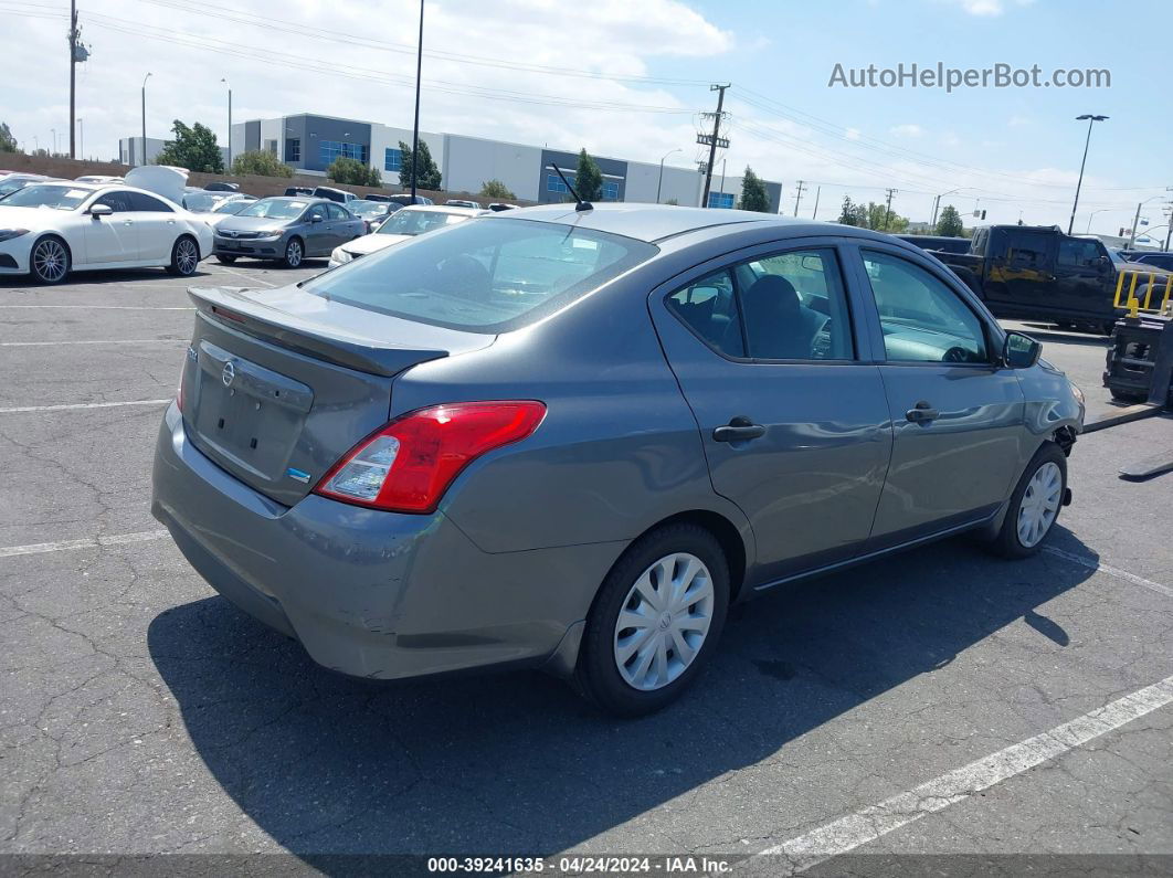 2016 Nissan Versa 1.6 S+ Gray vin: 3N1CN7AP4GL885192