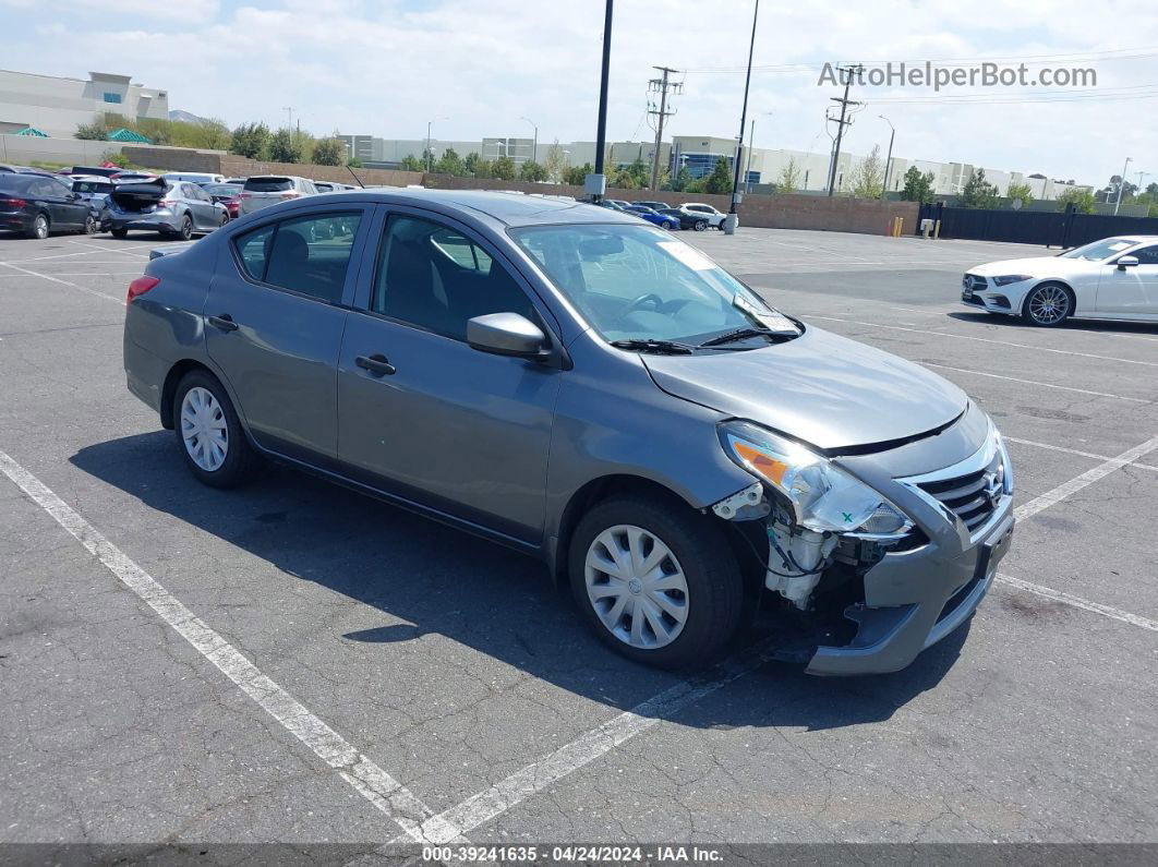 2016 Nissan Versa 1.6 S+ Серый vin: 3N1CN7AP4GL885192