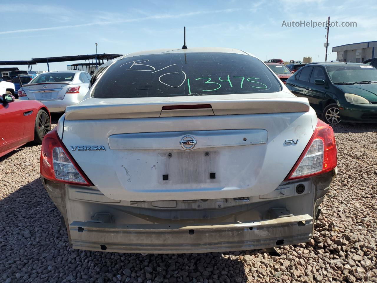 2018 Nissan Versa S Silver vin: 3N1CN7AP4JK398460