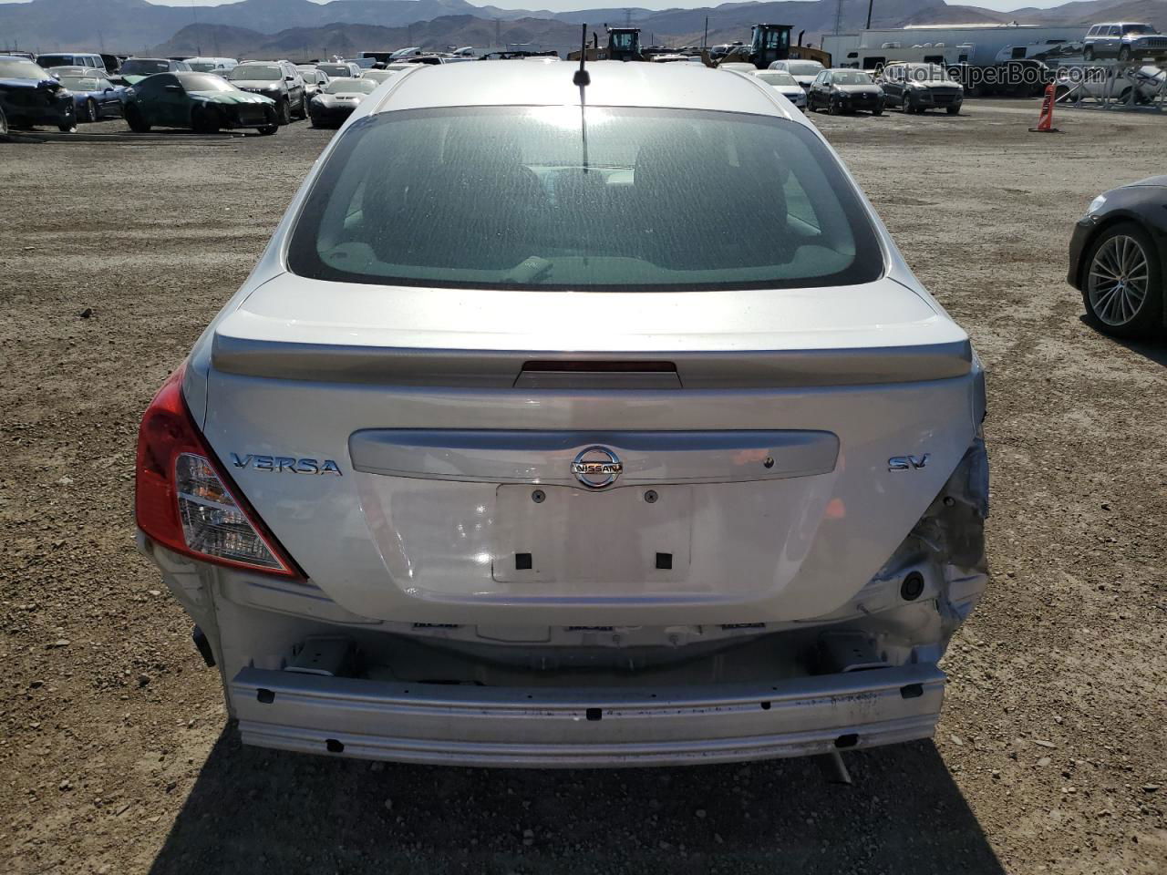 2018 Nissan Versa S Silver vin: 3N1CN7AP4JK441517