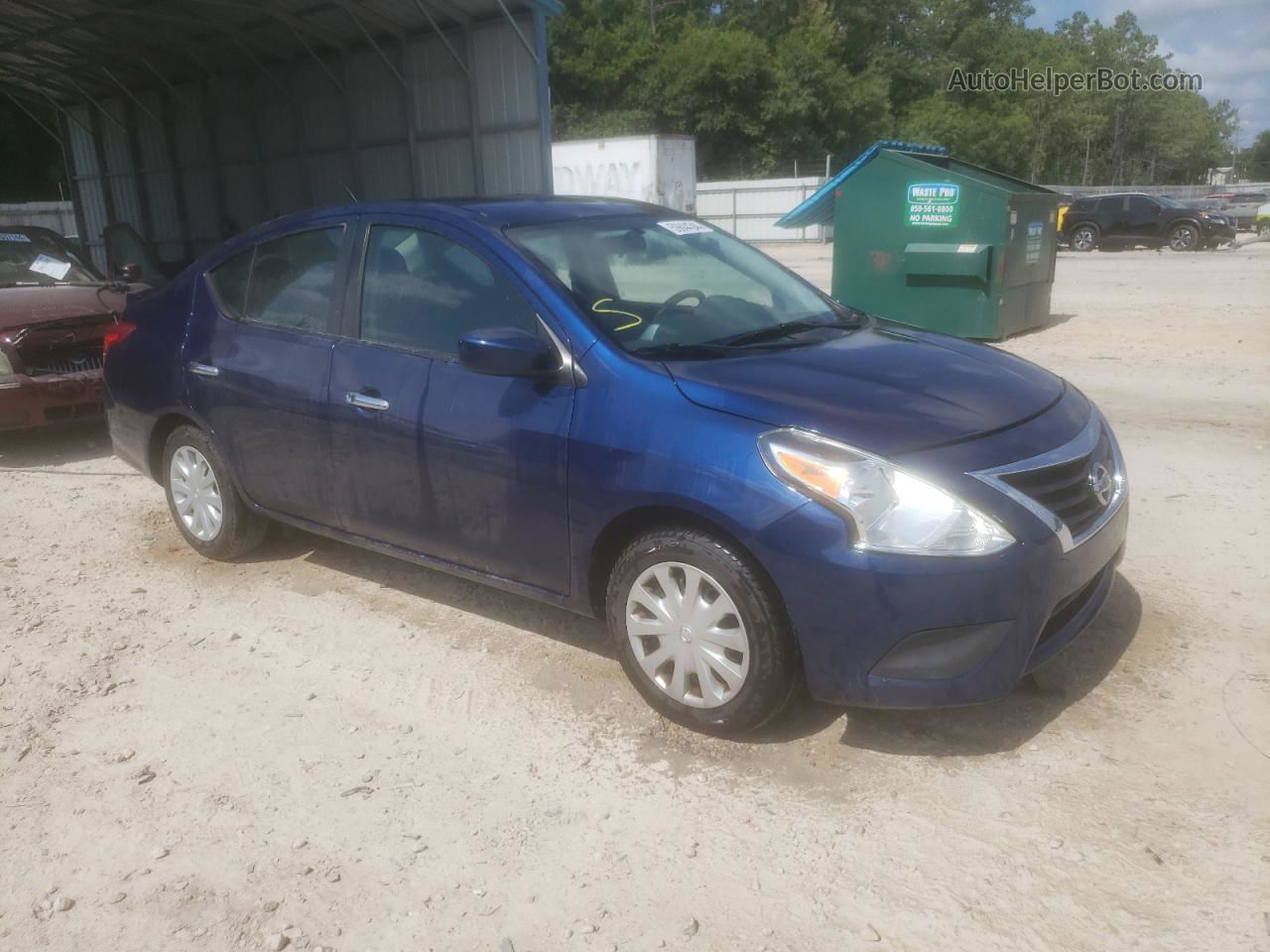 2018 Nissan Versa S Blue vin: 3N1CN7AP4JL803341