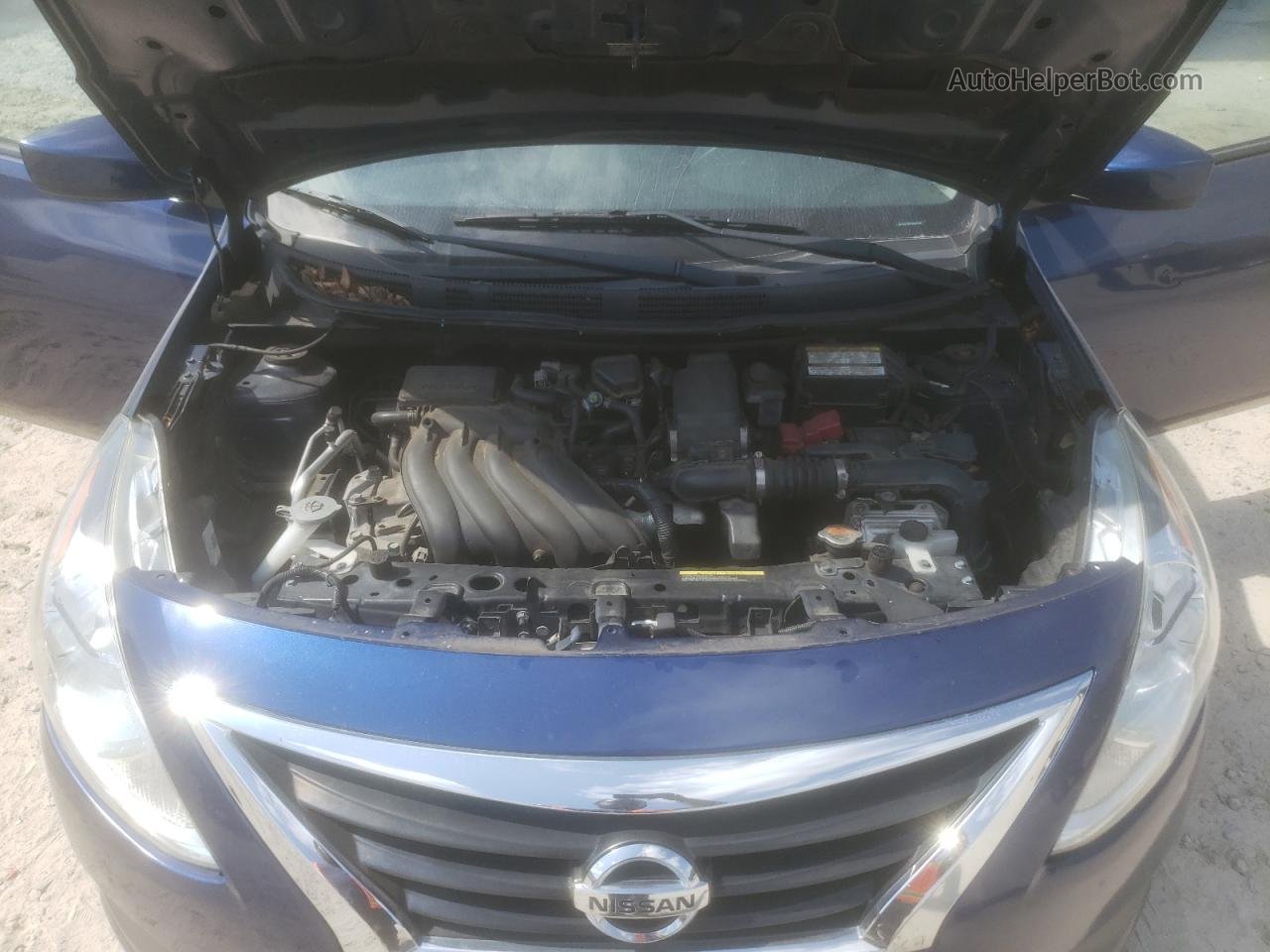 2018 Nissan Versa S Синий vin: 3N1CN7AP4JL803341