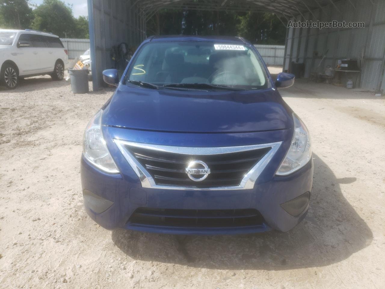 2018 Nissan Versa S Синий vin: 3N1CN7AP4JL803341