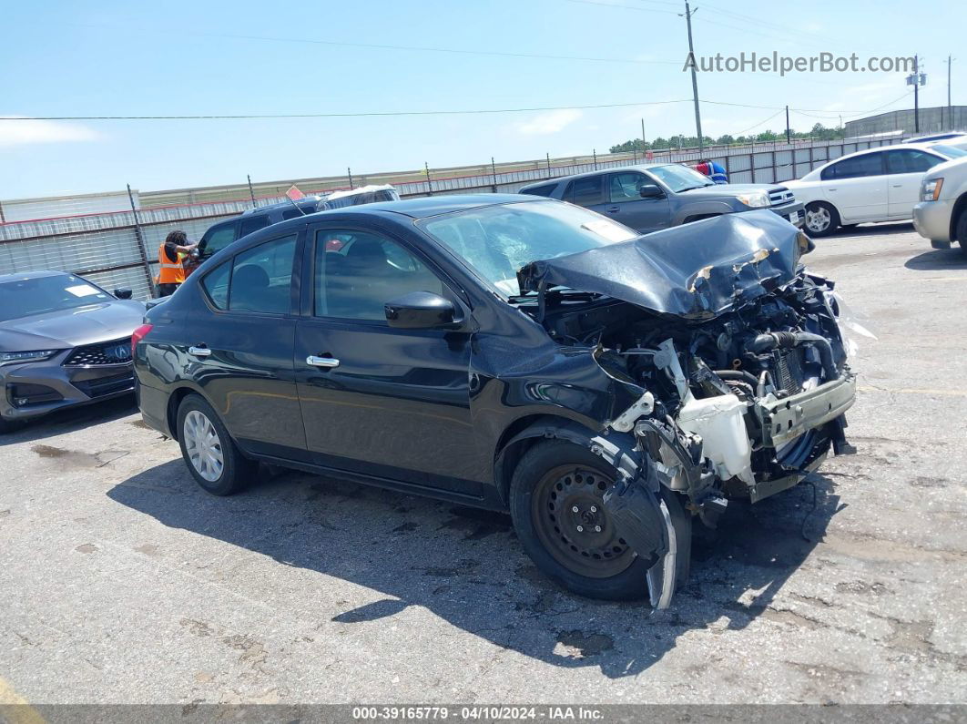 2018 Nissan Versa 1.6 Sv Черный vin: 3N1CN7AP4JL814209