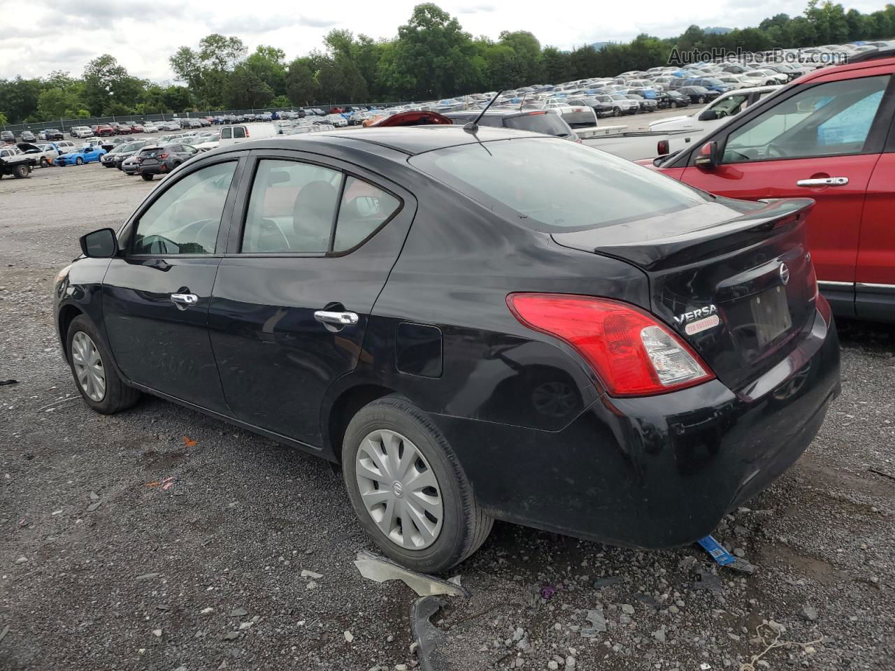 2018 Nissan Versa S Black vin: 3N1CN7AP4JL847422