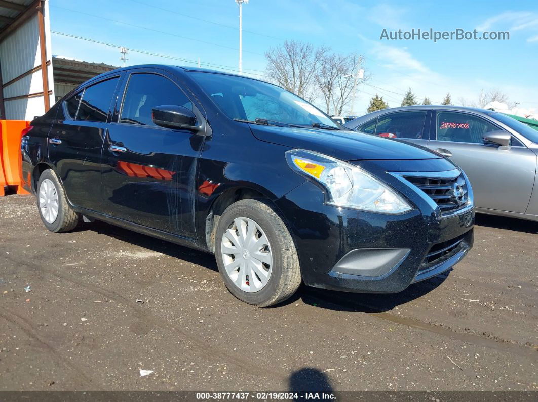 2018 Nissan Versa 1.6 Sv Black vin: 3N1CN7AP4JL855438