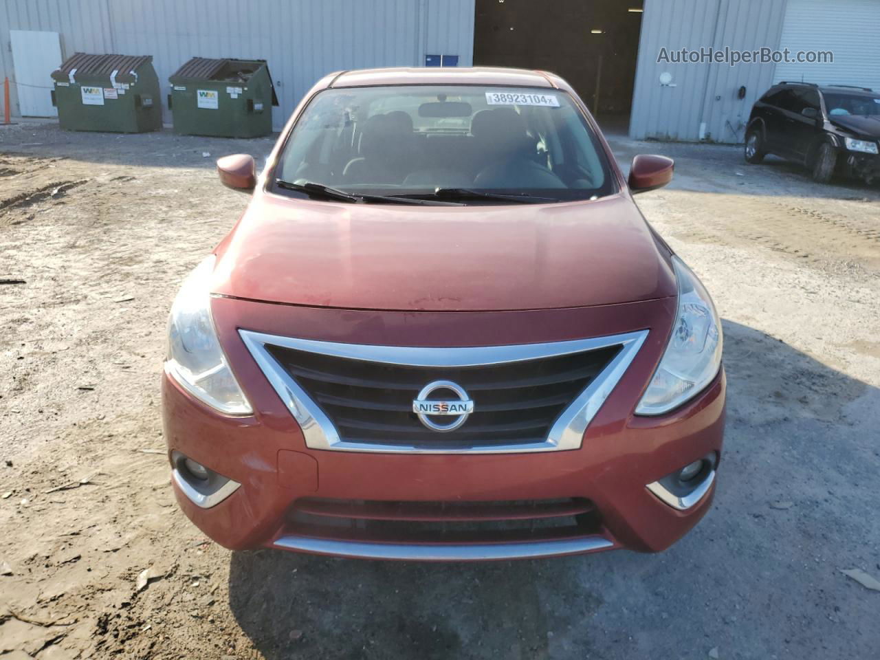 2018 Nissan Versa S Red vin: 3N1CN7AP4JL858727