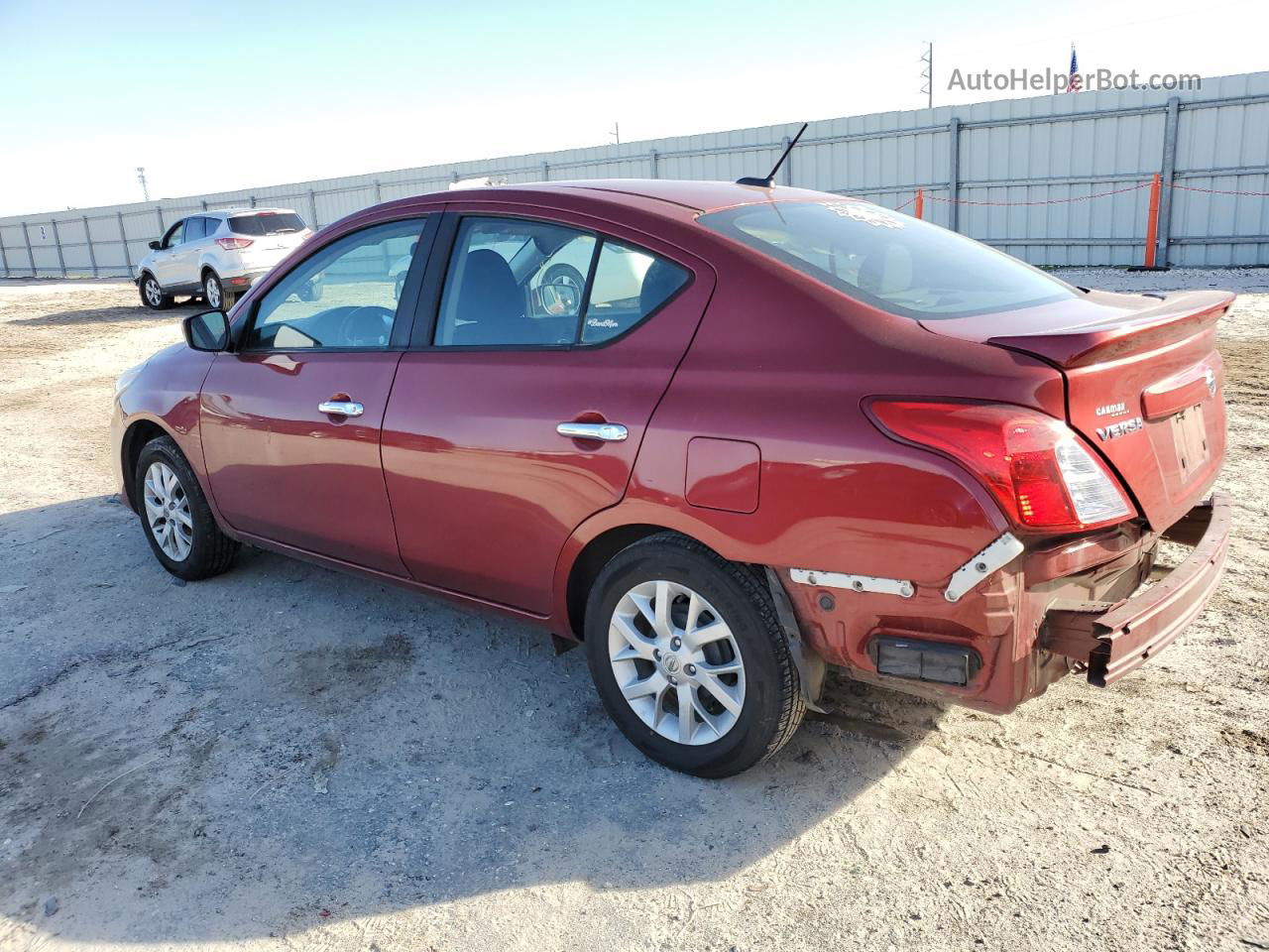 2018 Nissan Versa S Red vin: 3N1CN7AP4JL858727