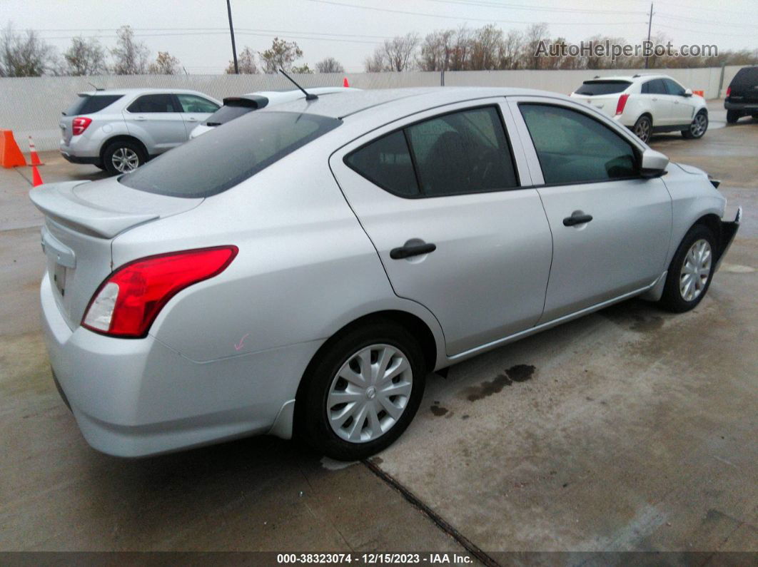 2018 Nissan Versa 1.6 S+ Silver vin: 3N1CN7AP4JL869968