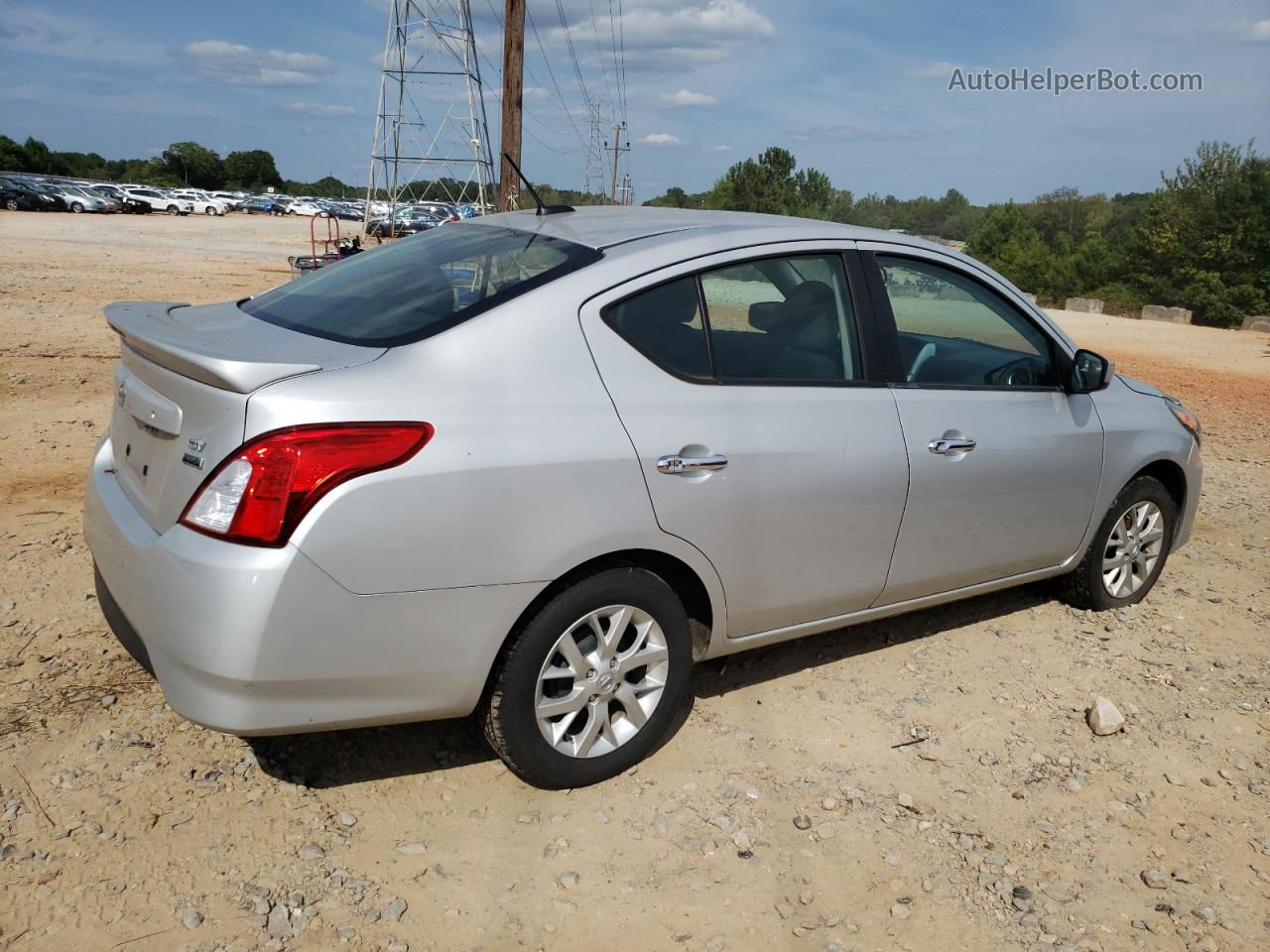 2018 Nissan Versa S Silver vin: 3N1CN7AP4JL870697