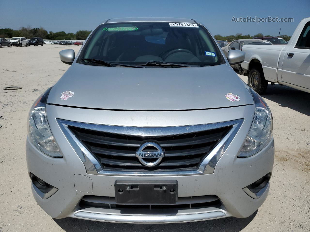 2018 Nissan Versa S Silver vin: 3N1CN7AP4JL872045