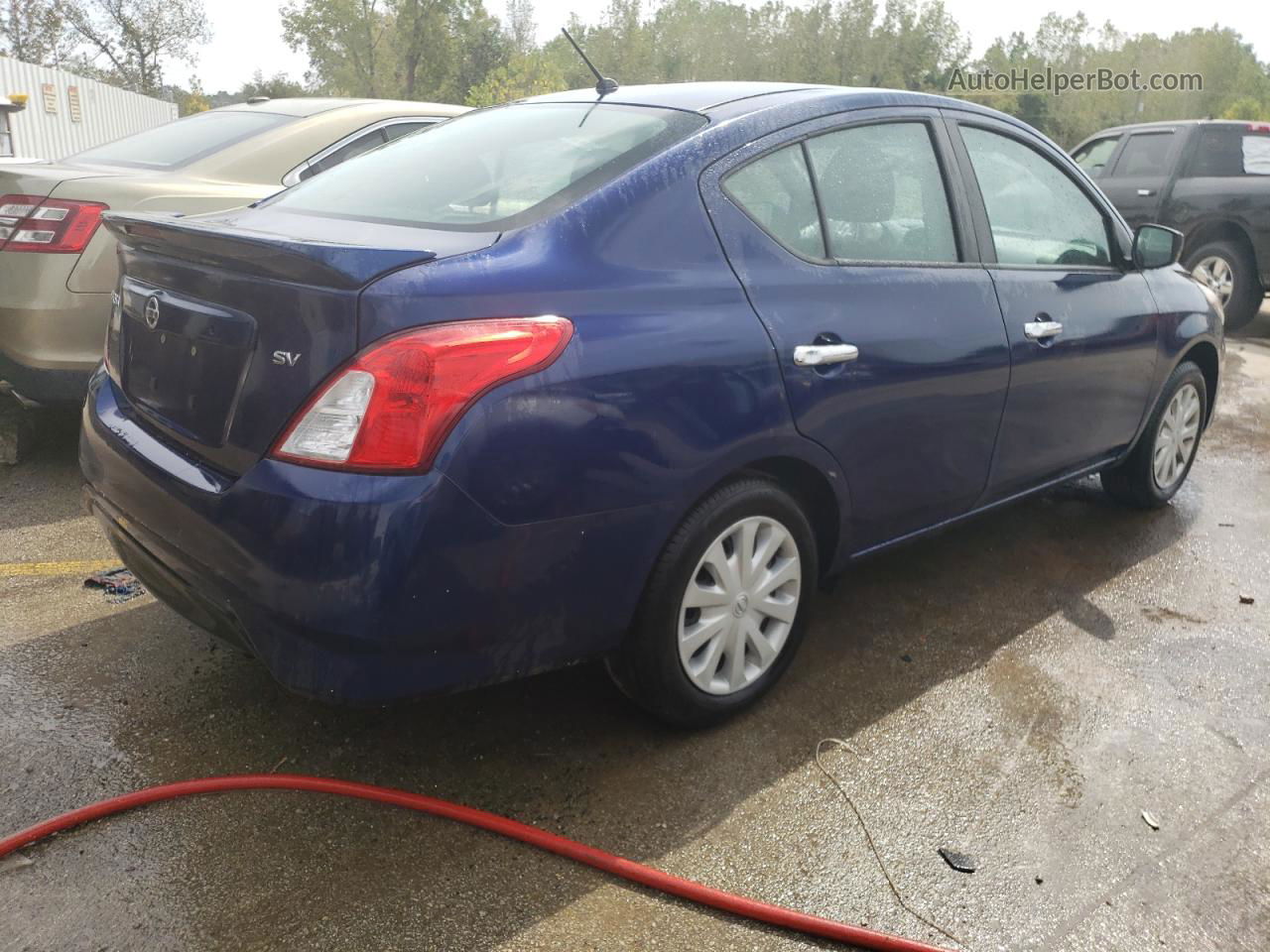 2018 Nissan Versa S Blue vin: 3N1CN7AP4JL886057