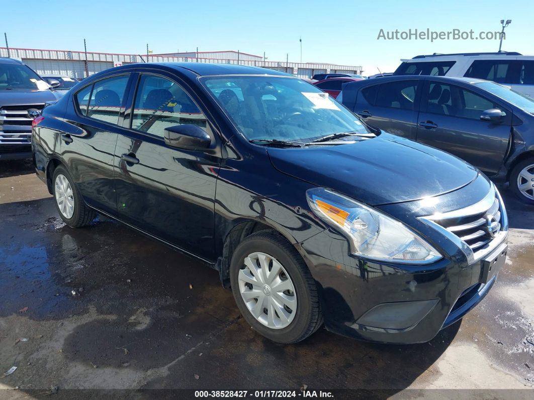 2018 Nissan Versa 1.6 S+ Black vin: 3N1CN7AP4JL887953