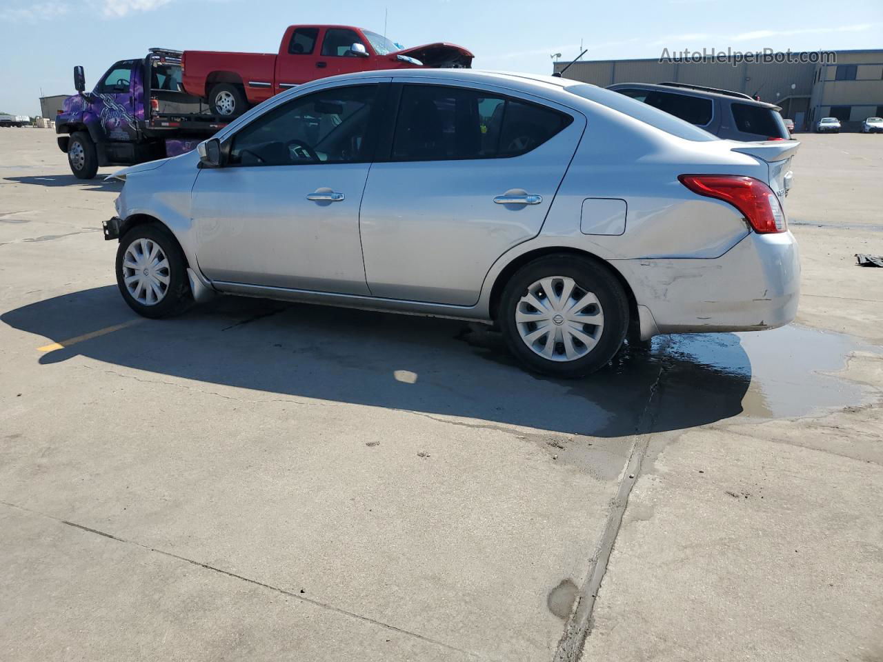 2018 Nissan Versa S Silver vin: 3N1CN7AP4JL888505