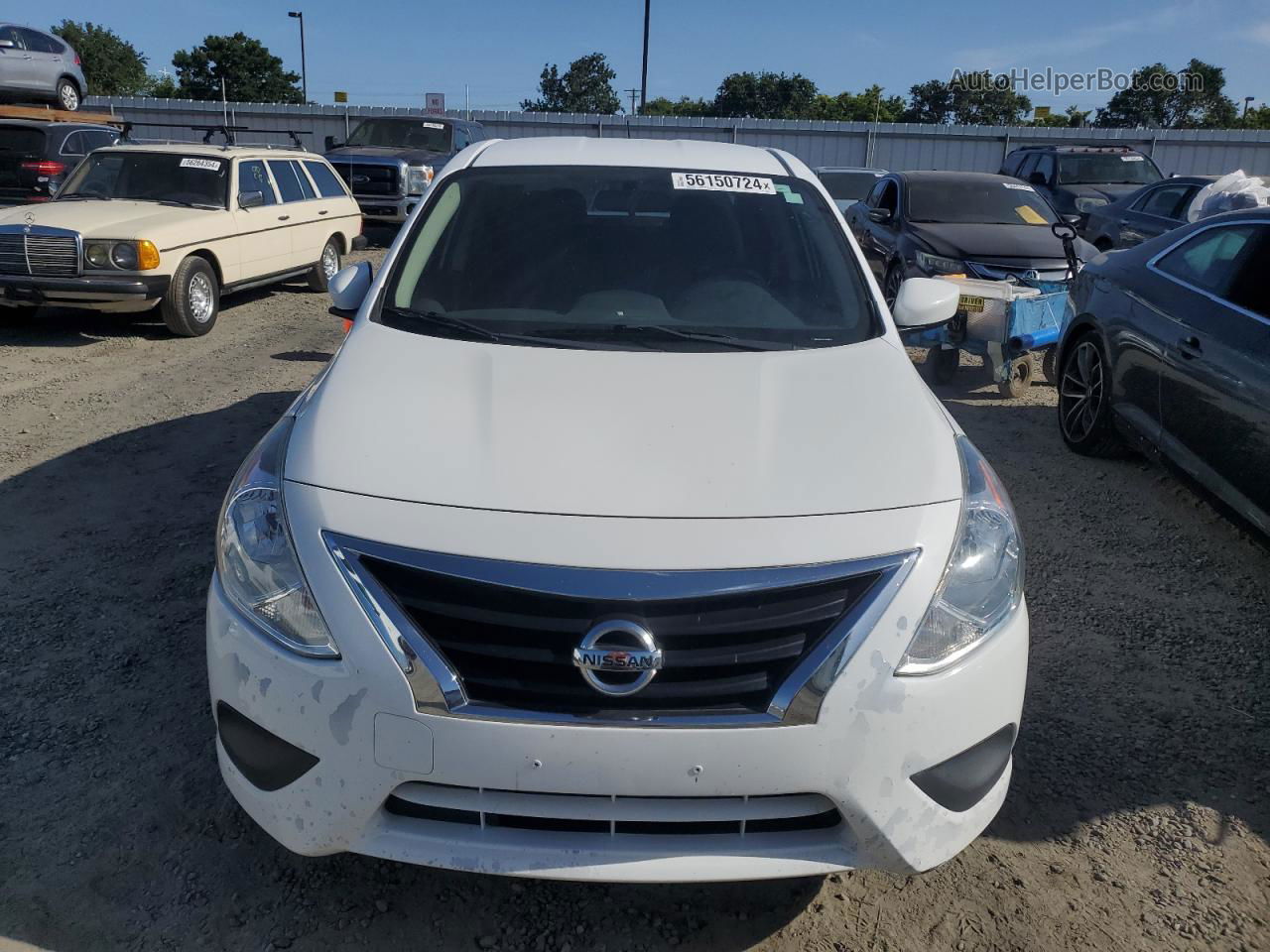 2016 Nissan Versa S White vin: 3N1CN7AP5GL868725