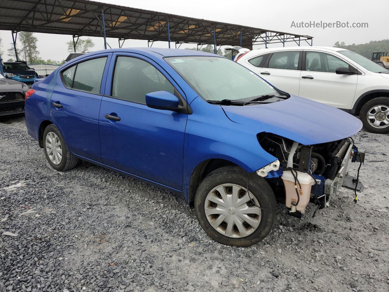 2016 Nissan Versa S Blue vin: 3N1CN7AP5GL892751