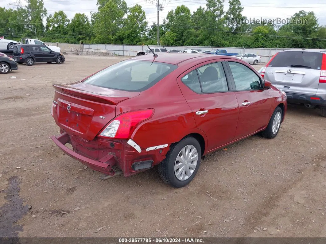 2018 Nissan Versa 1.6 Sv Red vin: 3N1CN7AP5JK443034