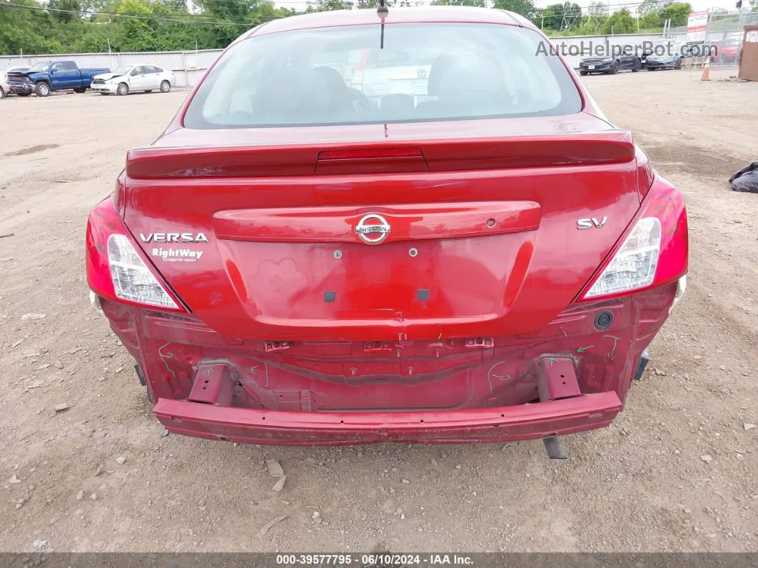 2018 Nissan Versa 1.6 Sv Red vin: 3N1CN7AP5JK443034