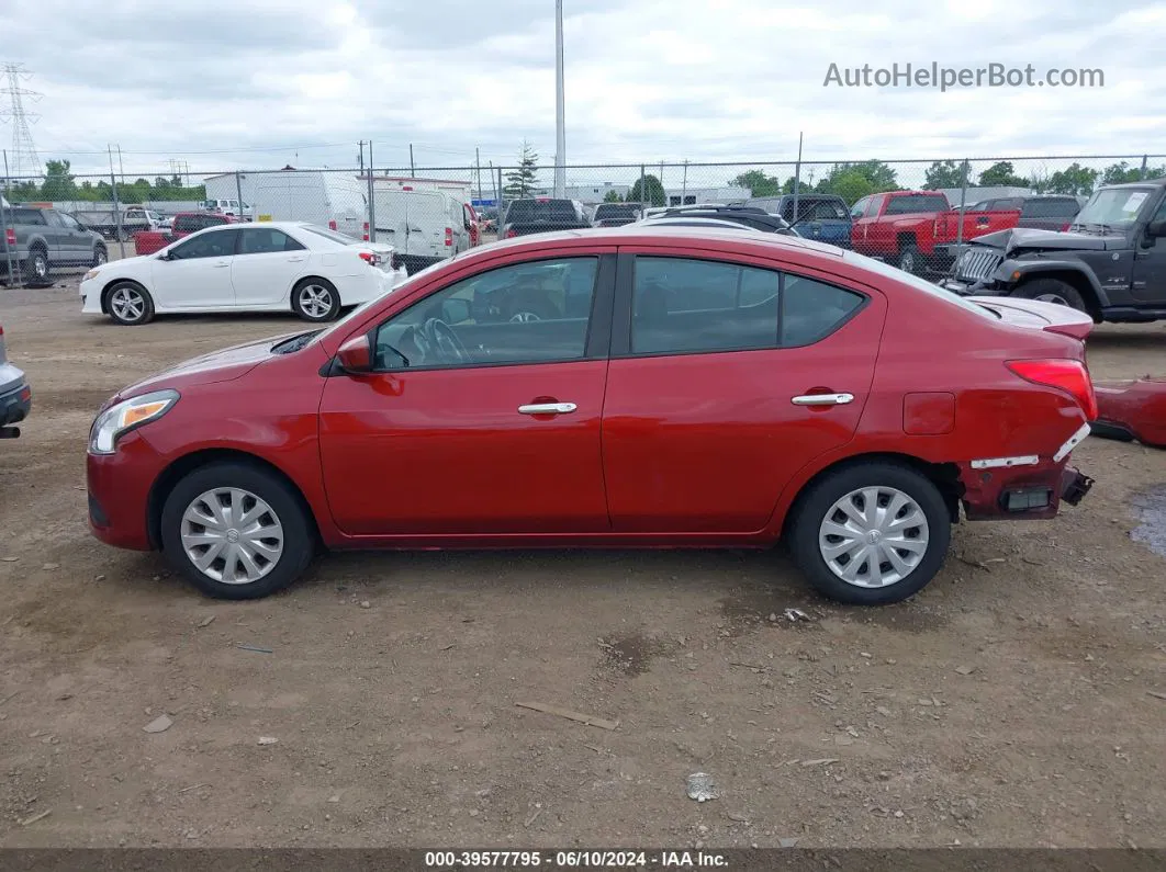 2018 Nissan Versa 1.6 Sv Red vin: 3N1CN7AP5JK443034