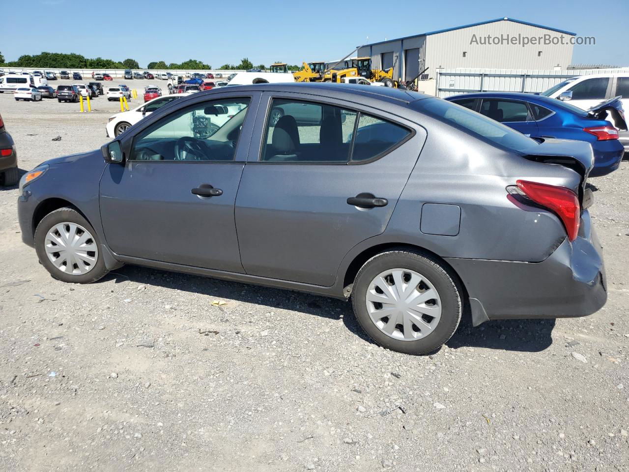 2018 Nissan Versa S Charcoal vin: 3N1CN7AP5JL803106