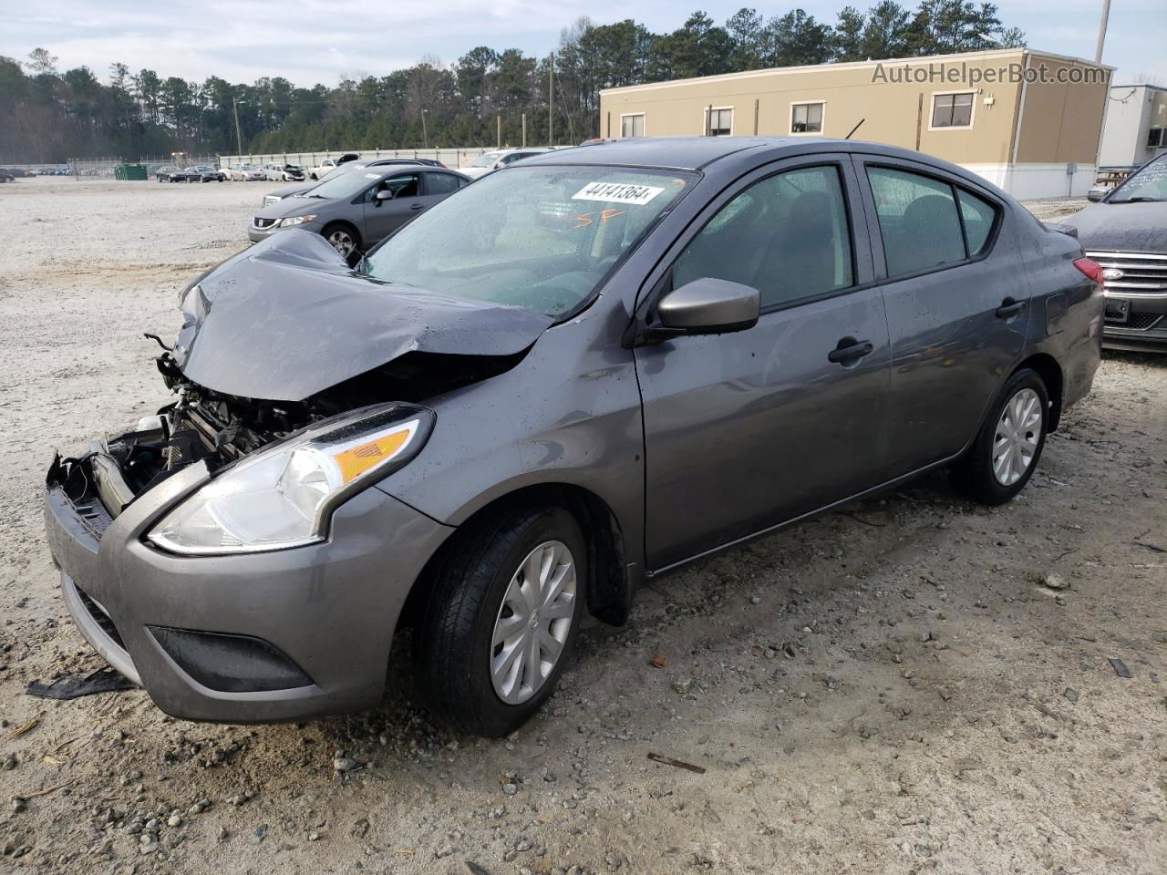 2018 Nissan Versa S Gray vin: 3N1CN7AP5JL807219